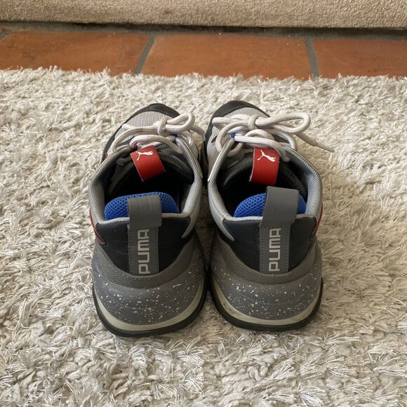 Puma Mens Shoes Thunder Electric Violet Black Quiet Shade Sneakers Size 9.5 - Picture 7 of 8